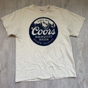 Coors Men's Beige Graphic Tee